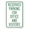 Signmission Parking Sign Reserved Parking for Office Heavy-Gauge Aluminum Sign, 12" x 18", A-1218-23360 A-1218-23360 - alternate 1
